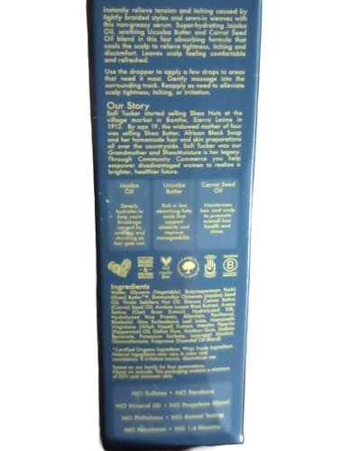 Shea Moisture Jojoba & Ucuuba Butter Track Tension & Itch Relief Serum - 1.9oz - Thumbnail 6