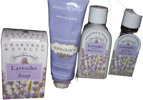 4 Crabtree & Evelyn Set IRIS Body Lotion, Body Cream, Shower Gel & Soap - Thumbnail 2