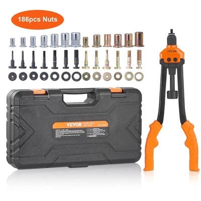 VEVOR 16" Rivet Nut Tool, Labor-Saving Rivnut Tool Kit with 13PCS Metric & SAE M - Image 1