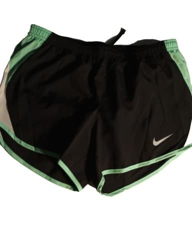 Nike Dri-FIT Running Shorts Black And Green Size Small. - Image 1