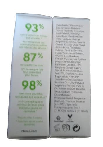 Murad Resurgence Retinol Youth Renewal Eye Serum 0.17 oz/5ml (Lot of 2) - Thumbnail 2