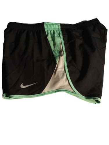 Nike Dri-FIT Running Shorts Black And Green Size Small. - Thumbnail 2