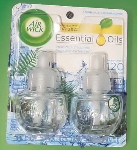 Air Wick Fresh Waters Scent Air Freshener Oil Refill 0.67 oz Liquid - Image 1