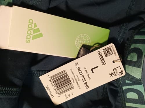 Adidas Women's Athletic Shorts,Size Large,New With Tags*Wild Teal*. - Thumbnail 3