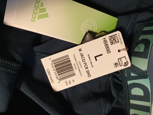 Adidas Women's Athletic Shorts,Size Large,New With Tags*Wild Teal*. - Thumbnail 4