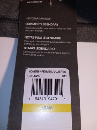 Women's Under Armour HeatGear Compression Biker Shorts,Size Med.*New With Tags*. - Thumbnail 3