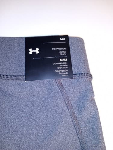 Women's Under Armour HeatGear Compression Biker Shorts,Size Med.*New With Tags*. - Thumbnail 4