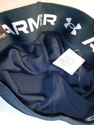 Under Armour Women's HeatGear Armour Mid-Rise Middy Shorts"Navy Medium*. Women* - Thumbnail 6