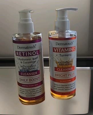 DERMATOUCH RETINOL HYALURONIC ACID&CUCUMBER DAILY BOOST+Vitamin C & Turmeric 8oz - Image 1