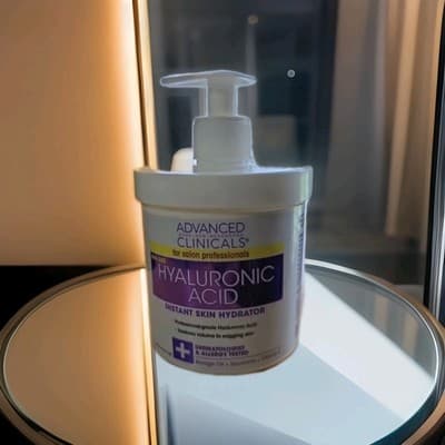 Advanced Clinicals Anti-aging Hyaluronic Acid Face Cream, 454g (AC091) - Image 1