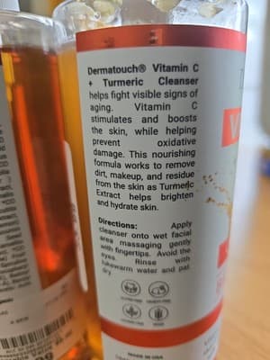 DERMATOUCH RETINOL HYALURONIC ACID&CUCUMBER DAILY BOOST+Vitamin C & Turmeric 8oz - Thumbnail 4