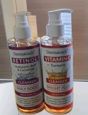 DERMATOUCH RETINOL HYALURONIC ACID&CUCUMBER DAILY BOOST+Vitamin C & Turmeric 8oz - Thumbnail 2