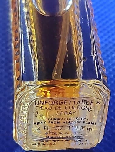 UNFORGETTABLE (REVLON) .4 fl.oz 11.8ml EDC Spray Miniature Women’s-Unbox-VINTAGE - Thumbnail 2