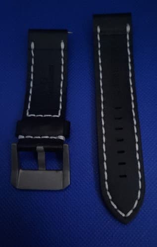 Leather Strap for Apple Watch Ultra 2 Band Fashion Bracelet Iwatch Series 9 SE 3 - Thumbnail 2