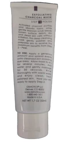 OSOMOTICS COSMECEUTICALS Exfoliating Charcoal Mask Step 1 1.7oz - No Box. - Thumbnail 3