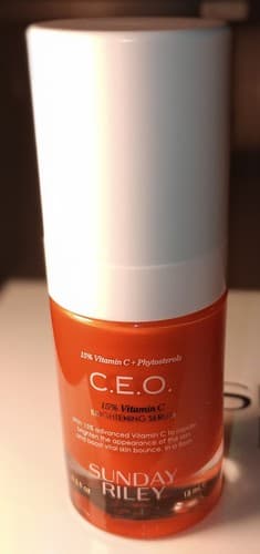 Sunday Riley CEO Brightening Serum 0.5 FL OZ. Facial Serum 15% Vitamin C ~ NEW - Image 1