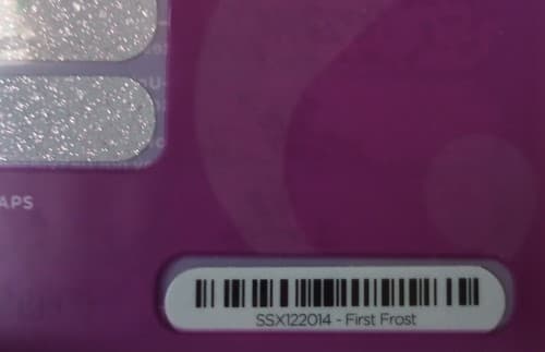 Jamberry Nail Wraps- First Frost Sparkle Glitter on Classic Original Full Sheet. - Thumbnail 4