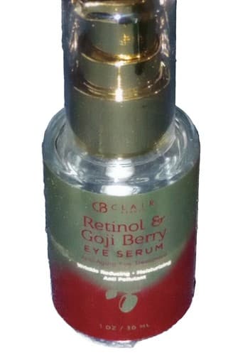 CLAIR BEAUTY RETINOL & GOJI BERRY EYE SERUM 1oz/30ml, NIB, Fast Shipping. - Thumbnail 2