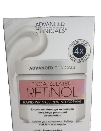 ADVANCED CLINICALS Encapsulated Retinol Rapid Wrinkle Rewind Cream 2 FL. OZ. - Image 1