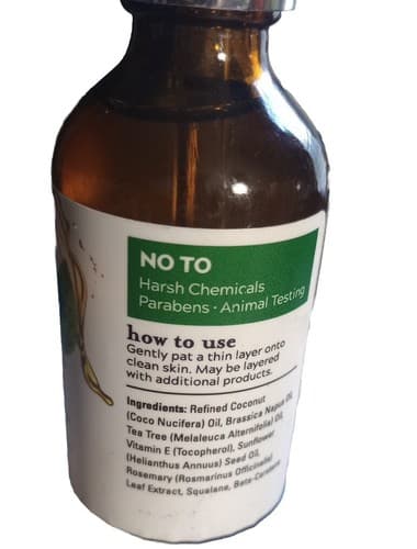Clarifying Tea Tree Beauty Oil With Vitamin E 2fl.oz/60ml.Fast Shipping. - Thumbnail 3