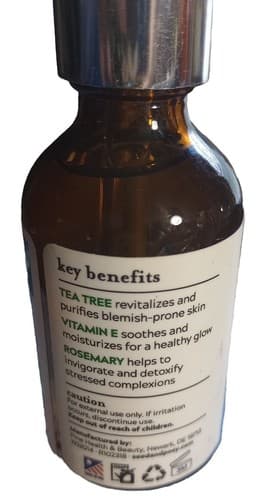 Clarifying Tea Tree Beauty Oil With Vitamin E 2fl.oz/60ml.Fast Shipping. - Thumbnail 4