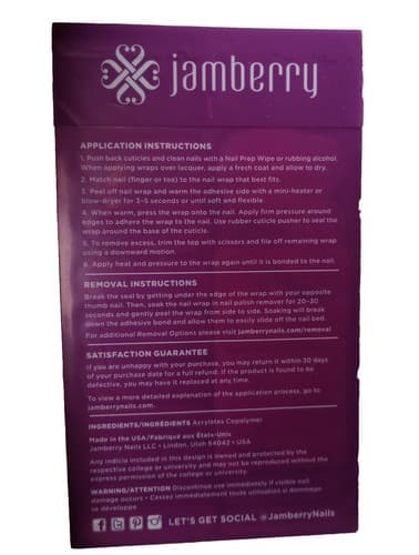 Retired Jamberry Nail Wraps Full Sheet, Sept 2015 - Thumbnail 2