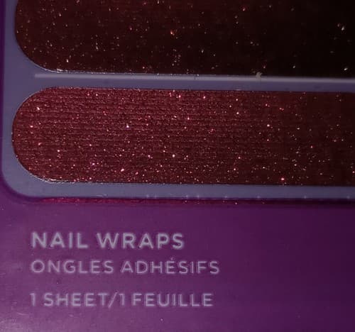 Jamberry Nail Wraps(A613( Cherry Ice Single Adhesive 1 Sheet* Retired* - Thumbnail 6