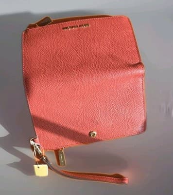 Michael Kors Jet Set Double Zip Wristlet – Terracotta Leather – NS – New w/Tags. - Thumbnail 2