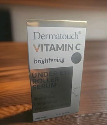Dermatouch – Vitamin C Brightening Under-Eye Roller Serum 1.6 fl. oz/47 ml - Image 1