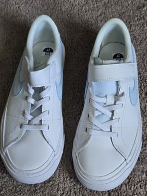 Nike Court Legacy Light Blue Size US 2.0Y. Same Day Shipping. - Thumbnail 3