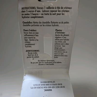 CRYSTALS ICE Just Add Water Crystals Expand 400 Times To Retain Moisture,Clear. - Thumbnail 4