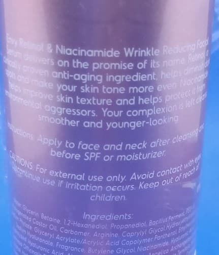 Envy Retinol & Niacinamide Facial Serum Anti-aging Anti-wrinkle Hydration 1.69oz - Thumbnail 2