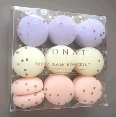 Monat Woman Sleep 9 rollers curl body & volume overnight Macaroons New - Image 1