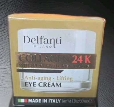 Delfanti Milano Collagen 24k w/Hyaluronic Acid Anti-Aging Lifting Eye Cream 1 oz - Image 1