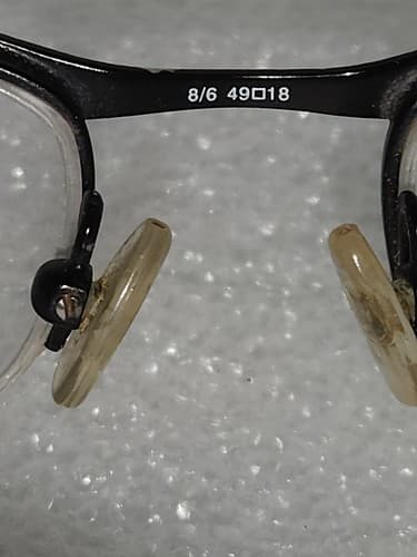 VALENTINO ITALY EYEGLASSES FRAME+Lens V130-5590 7/6 49 18 BLACK SILVER EYEGLASS. - Thumbnail 6