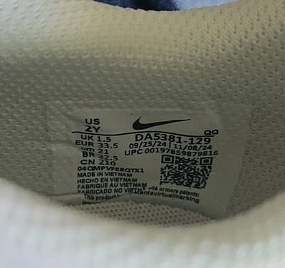 Nike Court Legacy Light Blue Size US 2.0Y. Same Day Shipping. - Thumbnail 6