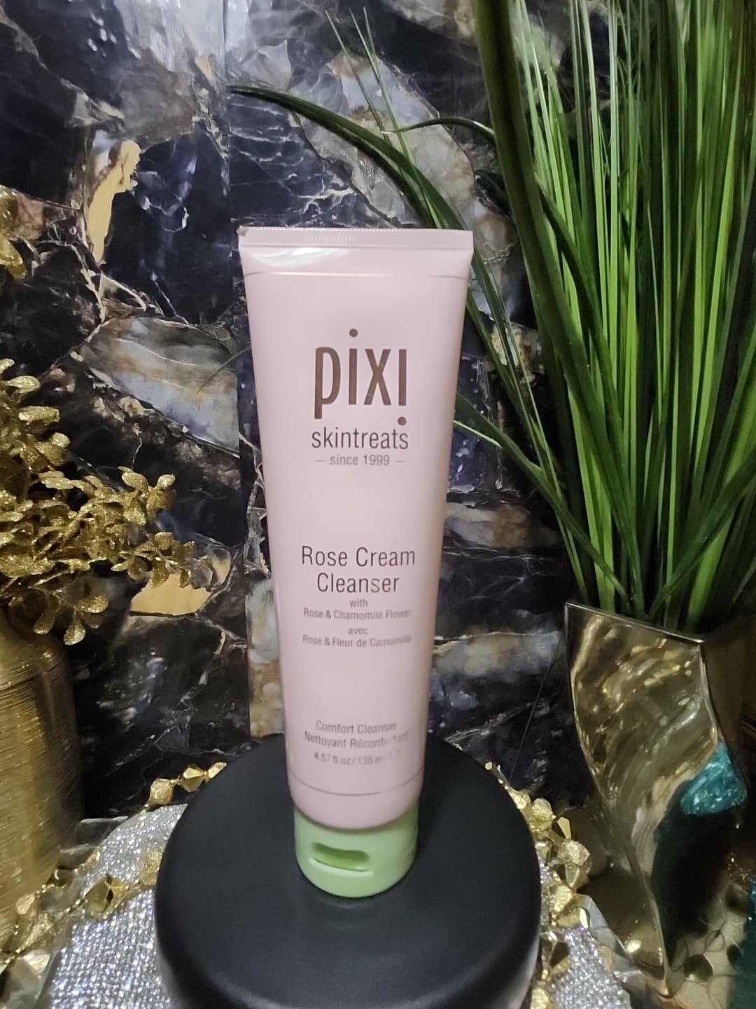 Pixi Skintreats Rose Cream Cleanser w/ Rose & Chamomile Flower 4.57oz - Image 1