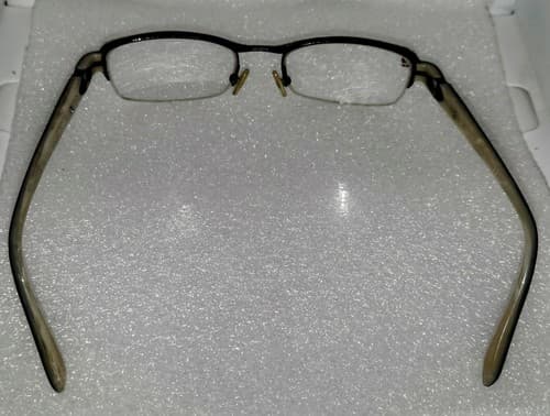 VALENTINO ITALY EYEGLASSES FRAME+Lens V130-5590 7/6 49 18 BLACK SILVER EYEGLASS. - Thumbnail 4