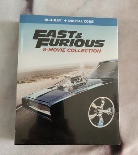 Fast & Furious: 8-Movie Collection Blu-Ray + Digital New Sealed - Image 1
