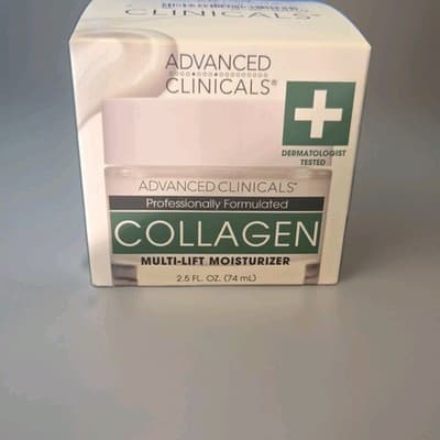 New Advanced Clinicals Collagen Moisturizer Hydration Lift 2.5 fl oz - Thumbnail 2
