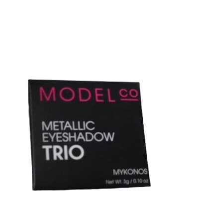 MODEL CO Metallic Eyeshadow Trio in Mykonos Full Size 3g / .10 oz,NIB. - Thumbnail 4
