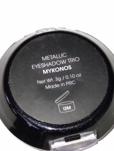 MODEL CO Metallic Eyeshadow Trio in Mykonos Full Size 3g / .10 oz,NIB. - Thumbnail 3