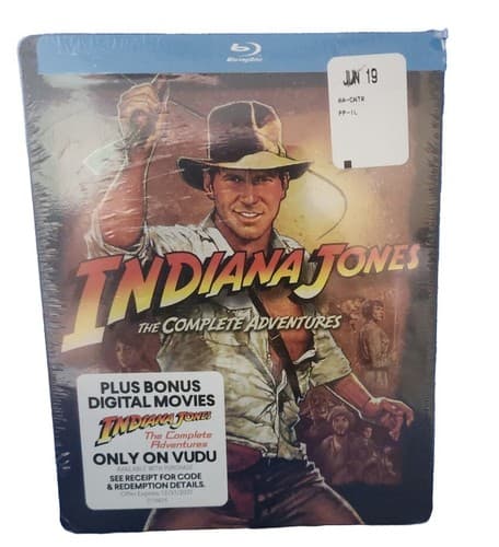 Indiana Jones: The Complete Adventures (Blu-ray, Steelbook) NEW! Sealed - Image 1
