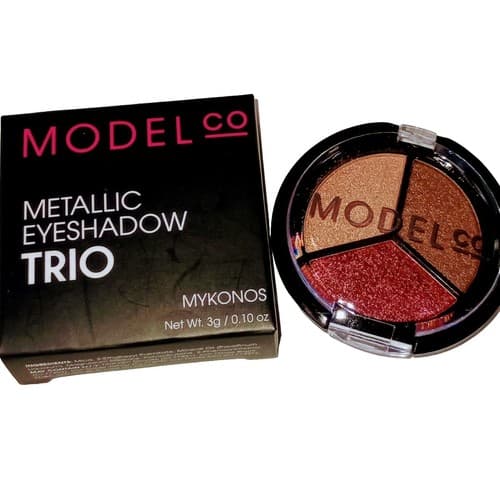 MODEL CO Metallic Eyeshadow Trio in Mykonos Full Size 3g / .10 oz,NIB. - Image 1