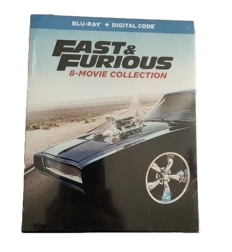 Fast & Furious: 8-Movie Collection Blu-Ray + Digital New Sealed - Thumbnail 2