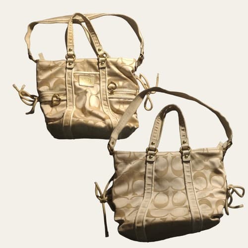 COACH DAISY HEART TOTE BEIGE H1226-H20101 WOMENS BAG - Thumbnail 2