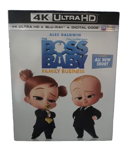 The Boss Baby Family Business 4K UHD Blu-ray Alec Baldwin New Sealed. - Image 1