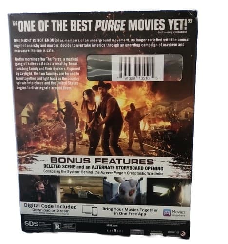 The Forever Purge Blu-ray Brand New Sealed - Thumbnail 2