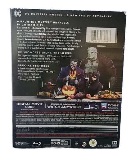 Batman: The Long Halloween Part One (Blu-ray+Digital) 💿New Sealed - Thumbnail 2