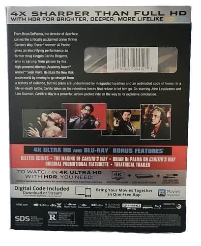 CARLITO'S WAY (REGION FREE 4K UHD / REGION B BLU-RAY) Brand New Sealed. - Thumbnail 3